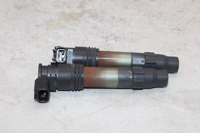 13-17 KAWASAKI NINJA 300 EX300B ABS OEM IGNITION COILS COIL SPARK PLUG CAPS