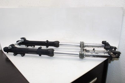 1981 KAWASAKI KZ550 OEM FRONT END COMPLETE SUSPENSION FORKS SHOCKS TRIPLE TREE