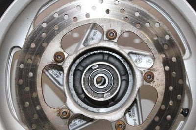 2006 YAMAHA MAJESTY 400 YP400 OEM FRONT WHEEL RIM W TIRE