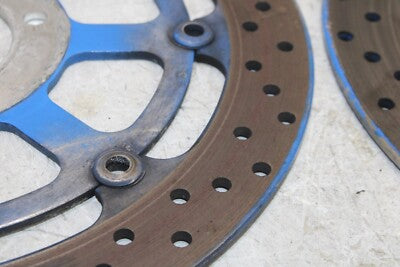 97-98 SUZUKI GSXR600 OEM FRONT LEFT RIGHT BRAKE ROTORS DISCS