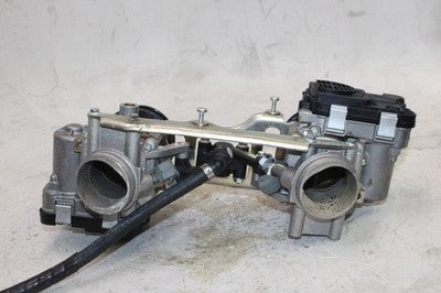 2011 APRILIA DORSODURO 750 OEM MAIN FUEL INJECTORS / THROTTLE BODIES