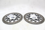 08-09 SUZUKI GSXR 600 OEM FRONT LEFT RIGHT BRAKE ROTORS DISCS