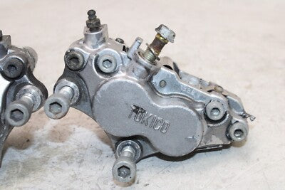 1991 KAWASAKI NINJA ZX7 ZX750J OEM RIGHT LEFT FRONT BRAKE CALIPER SET CALIPERS