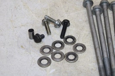 13-17 KAWASAKI NINJA 300 EX300A OEM ENGINE MOUNTING BOLTS HARDWARE MOTOR SCREWS