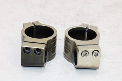 01-06 HONDA CBR600F4I OEM LEFT RIGHT CLIP ON BRACKET CLAMP SET PAIR