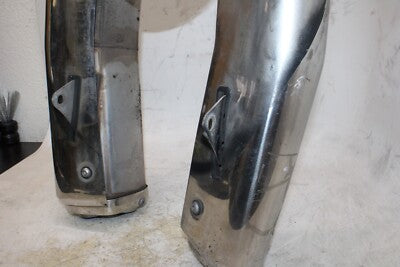 2002 HONDA INTERCEPTOR 800 VFR800A ABS OEM EXHAUST PIPE MUFFLER PAIR