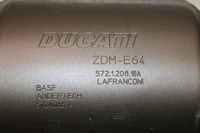 2021 DUCATI SCRAMBLER 1100 SPORT OEM EXHAUST MIDPIPE VALVE CATALYTIC CONVERTER