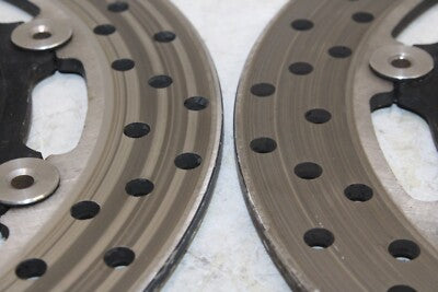 00-03 YAMAHA YZF R1 OEM FRONT LEFT RIGHT BRAKE ROTORS DISCS