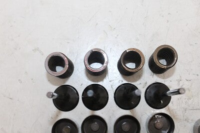2023 YAMAHA YZF R3 OEM EXHAUST VALVE SPRING ADJUSTING PADS VALVE COTTERS SET