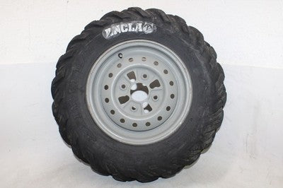 2001 HONDA RANCHER 350 TRX350FM 4X4 S OEM LEFT FRONT WHEEL RIM W TIRE