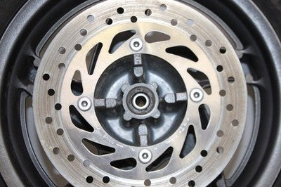 04-07 HONDA REFLEX SPORT 250 NSS250S OEM FRONT WHEEL RIM W TIRE