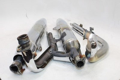 98-05 YAMAHA V STAR 650 XVS650A CLASSIC OEM FULL EXHAUST SYSTEM MUFFLERS