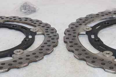 17-25 KAWASAKI NINJA 650 EX650 OEM FRONT LEFT RIGHT BRAKE ROTORS DISCS