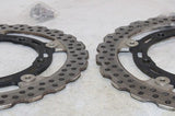 17-25 KAWASAKI NINJA 650 EX650 OEM FRONT LEFT RIGHT BRAKE ROTORS DISCS