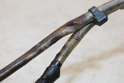 03-06 KAWASAKI Z1000 OEM REAR BACK BRAKE HOSE FLUID LINE SET