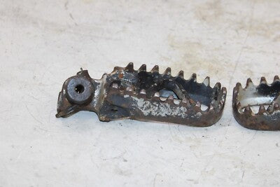 1992 KAWASAKI KX250 OEM LEFT RIGHT FOOT RESTS PEGS