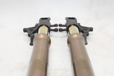 01-02 SUZUKI GSXR 1000 OEM FRONT FORKS SHOCK SUSPENSION SET PAIR