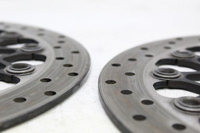 08-09 SUZUKI GSXR 600 OEM FRONT LEFT RIGHT BRAKE ROTORS DISCS