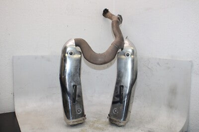 2002 HONDA INTERCEPTOR 800 VFR800A ABS OEM EXHAUST PIPE MUFFLER PAIR