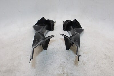 2016 YAMAHA YZF R3 OEM RIGHT LEFT GAS FUEL TANK PANELS COVERS TRIM SET COWLS