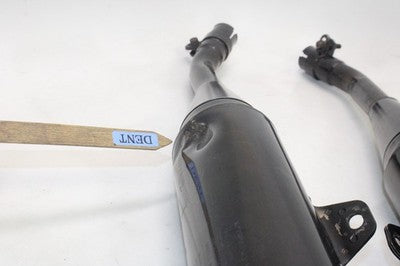 92-05 KAWASAKI NINJA 250R EX250F OEM EXHAUST PIPE MUFFLER SLIP ON CAN PAIR