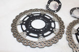 09-14 KAWASAKI VERSYS 650 KLE650CF OEM FRONT LEFT RIGHT BRAKE ROTORS DISCS