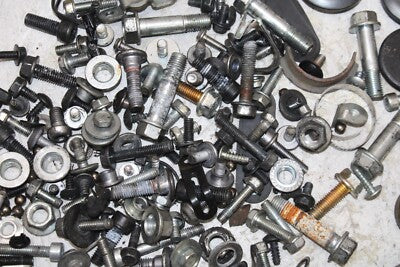 2014 KAWASAKI NINJA 300 EX300B ABS OEM ENGINE MOUNTING BOLTS MOTOR SCREWS