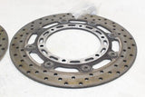 01-02 YAMAHA FZ1 OEM FRONT LEFT RIGHT BRAKE ROTORS DISCS