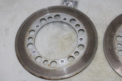 84-85 HONDA SHADOW 700 VT700C OEM FRONT LEFT RIGHT BRAKE ROTORS DISCS
