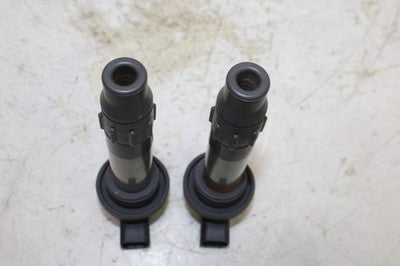 18-23 KAWASAKI NINJA 400 OEM IGNITION COILS COIL SPARK PLUG CAPS PAIR