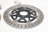 95-96 KAWASAKI NINJA ZX6R ZX600F OEM FRONT LEFT RIGHT BRAKE ROTORS DISCS