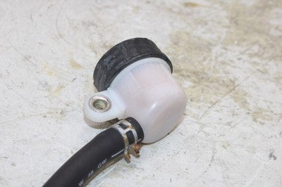 2011 APRILIA DORSODURO 750 OEM REAR BRAKE MASTER FLUID RESERVOIR TANK BOTTLE