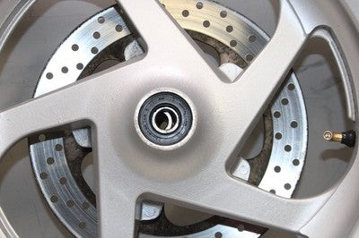 2006 YAMAHA MAJESTY 400 YP400 OEM FRONT WHEEL RIM W TIRE