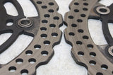 13-16 KAWASAKI NINJA 650 EX650F OEM FRONT LEFT RIGHT BRAKE ROTORS DISCS