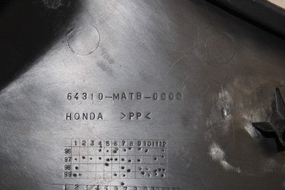 2002 HONDA CBR1100XX OEM RIGHT UPPER COWL COVER