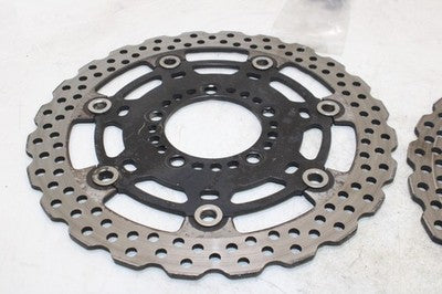 13-16 KAWASAKI NINJA 650 EX650F OEM FRONT LEFT RIGHT BRAKE ROTORS DISCS