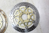 07-08 KAWASAKI ZZR600 ZX600J OEM FRONT LEFT RIGHT BRAKE ROTORS DISCS