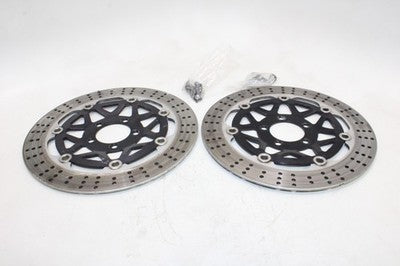95-96 KAWASAKI NINJA ZX6R ZX600F OEM FRONT LEFT RIGHT BRAKE ROTORS DISCS