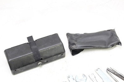2011 KAWASAKI KLR650 OEM TOOL BOX W STOCK TOOLS OEM TOOL BAG KIT SET