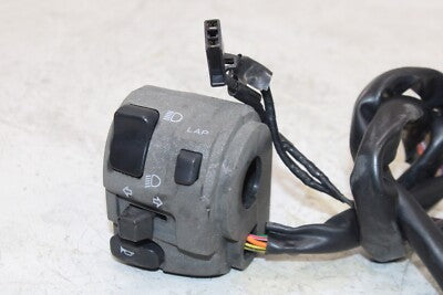 07-12 KAWASAKI NINJA ZX6R OEM LEFT CLIP ON HANDLE HORN SIGNALS SWITCH SWITCHES