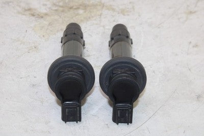 18-23 KAWASAKI NINJA 400 OEM IGNITION COILS COIL SPARK PLUG CAPS PAIR