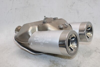 2005 DUCATI MULTISTRADA 1000 DS OEM EXHAUST PIPE MUFFLER SLIP ON CAN SILENCER