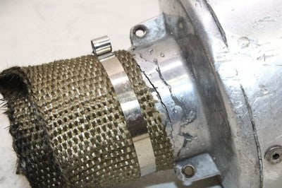 1994 YAMAHA YZF750R EXHAUST PIPE MUFFLER SLIP ON CAN SILENCER W MIDPIPE