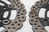 13-16 KAWASAKI NINJA 650 EX650F OEM FRONT LEFT RIGHT BRAKE ROTORS DISCS