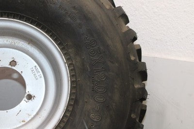 1997 HONDA FOURTRAX 300 TRX300FW 4X4 OEM LEFT REAR WHEEL RIM W TIRE