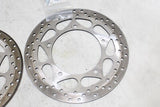 2006 SUZUKI KATANA 600 GSX600F OEM FRONT LEFT RIGHT BRAKE ROTORS DISCS