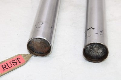 1980 YAMAHA XJ550 SECA OEM FRONT FORKS SHOCK SUSPENSION SET PAIR