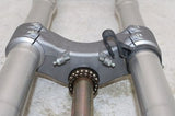 2003 DUCATI 999 OEM COMPLETE FRONT END FORKS SUSPENSION HANDLEBARS TRIPLE TREE