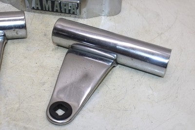 1980 YAMAHA XS850 OEM FRONT FORK COVERS BRACKETS