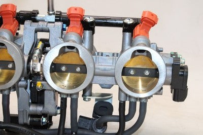 24-25 KAWASAKI NINJA ZX6R ZX636 OEM MAIN FUEL INJECTORS / THROTTLE BODIES